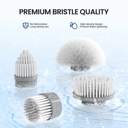 Electric Spin Scrubber Cleaning Brush Heads - 4 Pack